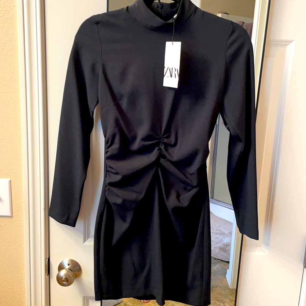 Zara black dress